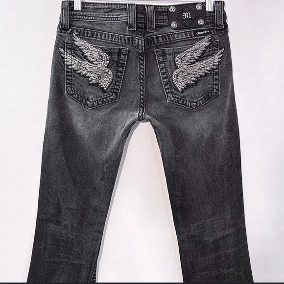 Miss Me Angel Wings black color size 30" - Picture 13 of 13